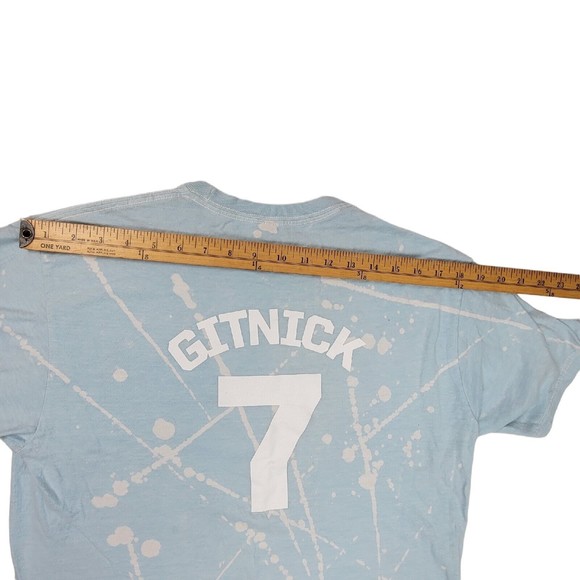 Artist Charles Gitnick End Gun Violence T-Shirt Paint Splatter Portrait Sz M - Picture 13 of 16